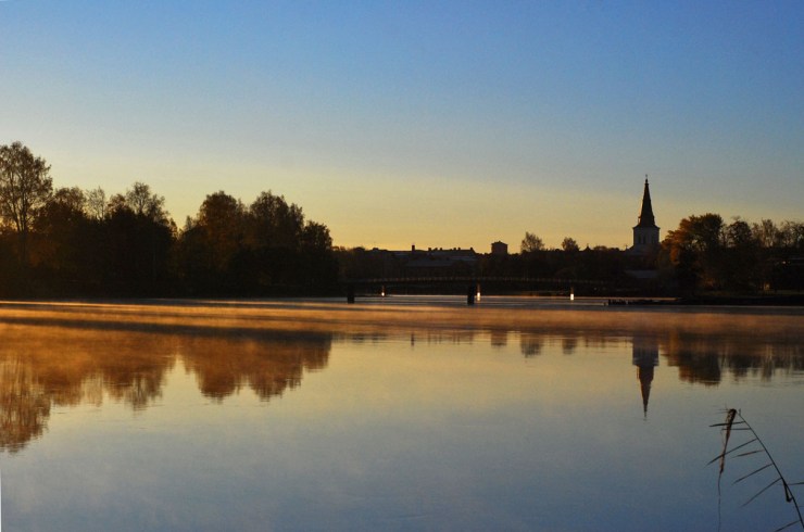Morgon över Karlstad