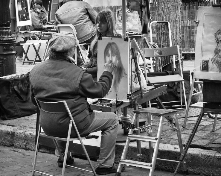 Porträtt Montmartre