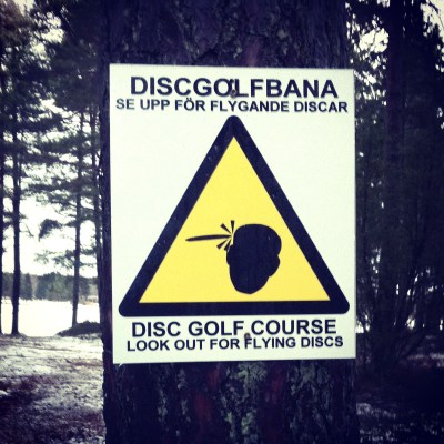 Se upp för flygande discar