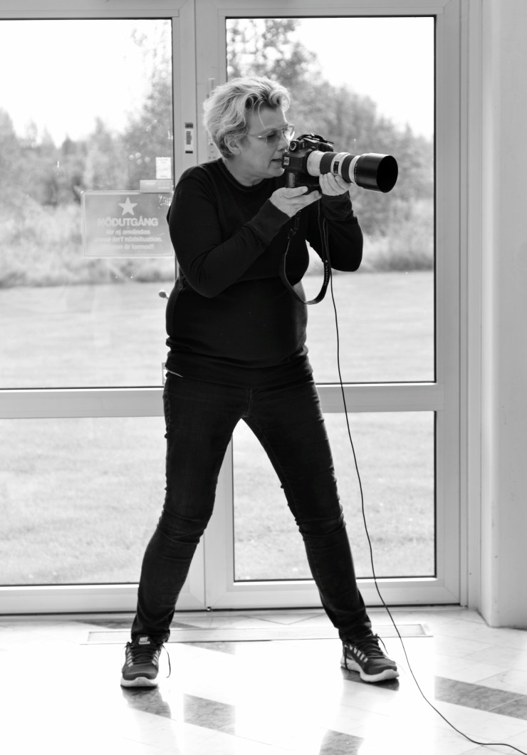 Elisabeth Ohlson Walllin fotograferar