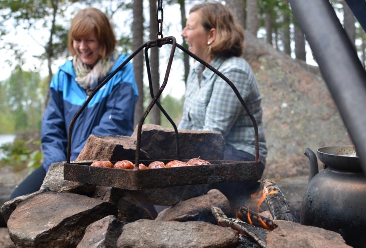 Lägerelden vid Bergtjärn