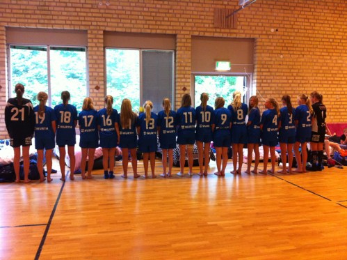 Line Up i gympasalen