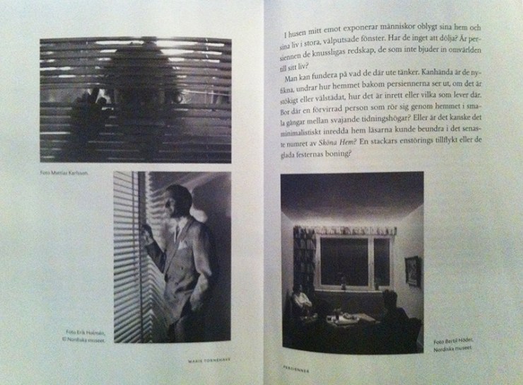 "Bygga och bo" - Persienner Nordiska Museets årsbok