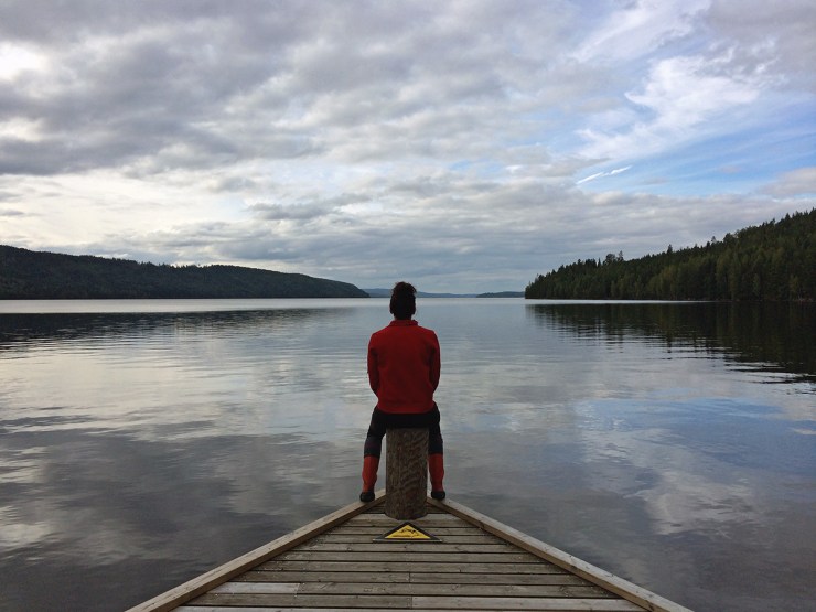 Med horisonten genom huvudet