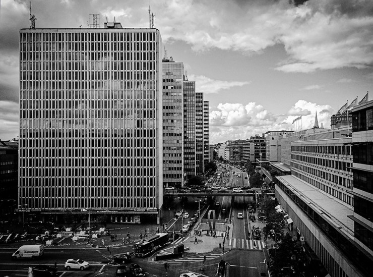 De fem trumpetstötarna - Hötorgsskraporna 